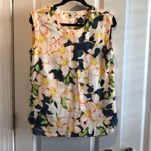 Colorful J crew blouse